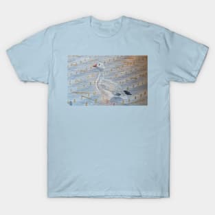 Snow Goose in the Cornfield T-Shirt